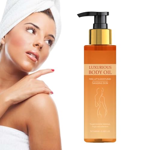 Aceite Corporal Hidratante | 100ml Aceite Reafirmante | Cuidado Personal No Graso Hidratante para Piel Normal Sensible Seca Hogar SPA Rutina Diaria