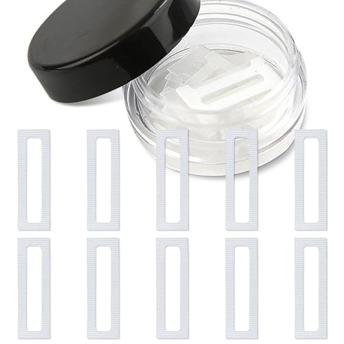 Juego de 10 parches correctores de uñas encarnadas, parches correctores de uñas de los pies, calcomanías de pedicura