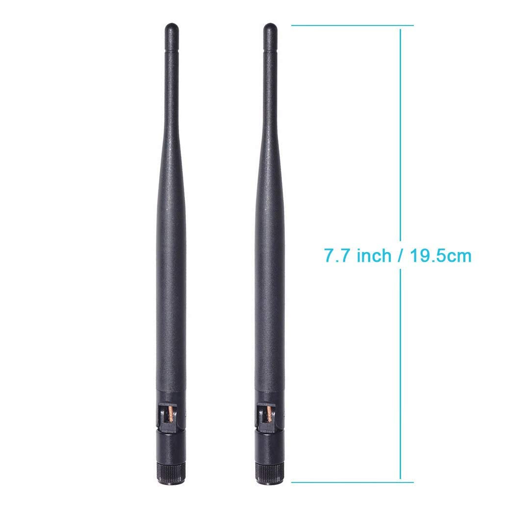 Bingfu 4G LTE Antenna Cellular 6dBi SMA Male Antenna (4-Pack) Compatible with 4G LTE Wireless CPE Router Hotspot Cellular Gateway Industrial IoT Router Trail Game Camera Outdoor Security Camera