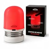 KILOMVIK Lámpara Luz Roja Nocturna Melatonina 620 nm, 0% Luz Azul