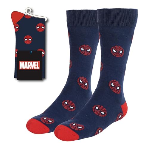 CERDÁ LIFE'S LITTLE MOMENTS Meias unissexo para adulto da Marvel, CalSJFS Spiderman multicolorido