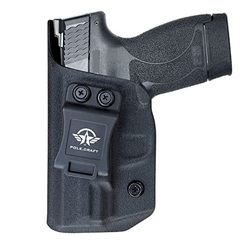 M&P 45 Shield Holster IWB Kydex for Smith & Wesson M&P 45 Shield M2.0 3.3” Barrel - Inside Concealed Carry Holster - M&P 45 Shield M2.0 Pistol Case Gun Accessories (Black, Left)