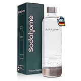 Sodahome 0,85L PET Wasserflasche - Ersatzflasche für Wassersprudler mit Schraubgewinde - kompatibel Sodahome, Sodafixx, Aarke Carbonator 2 & 3, Brita SodaONE, Sodapop Cooper & Lucky Moose Sprudlern
