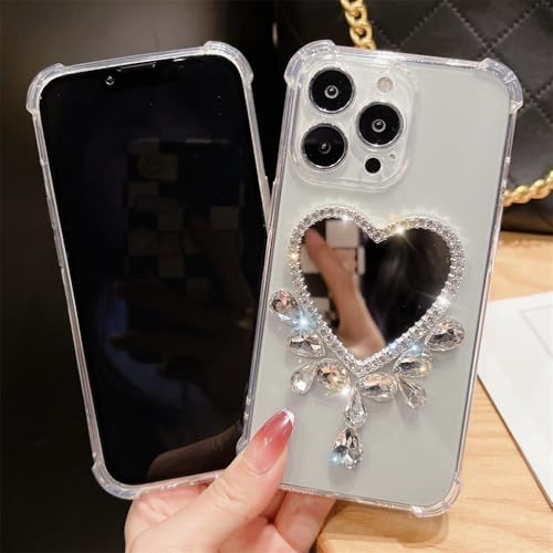 Coque de Luxe en Strass Miroir Samsung A53 A73 coque antichoc rigide