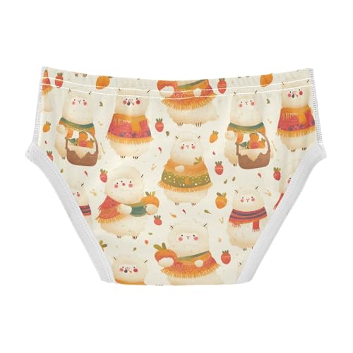 visesunny Boys Potty Training Underwear Cute Alpaca Shawl Fruit Breathe Cotton Briefs Size 2T-8Y for Toddler2
