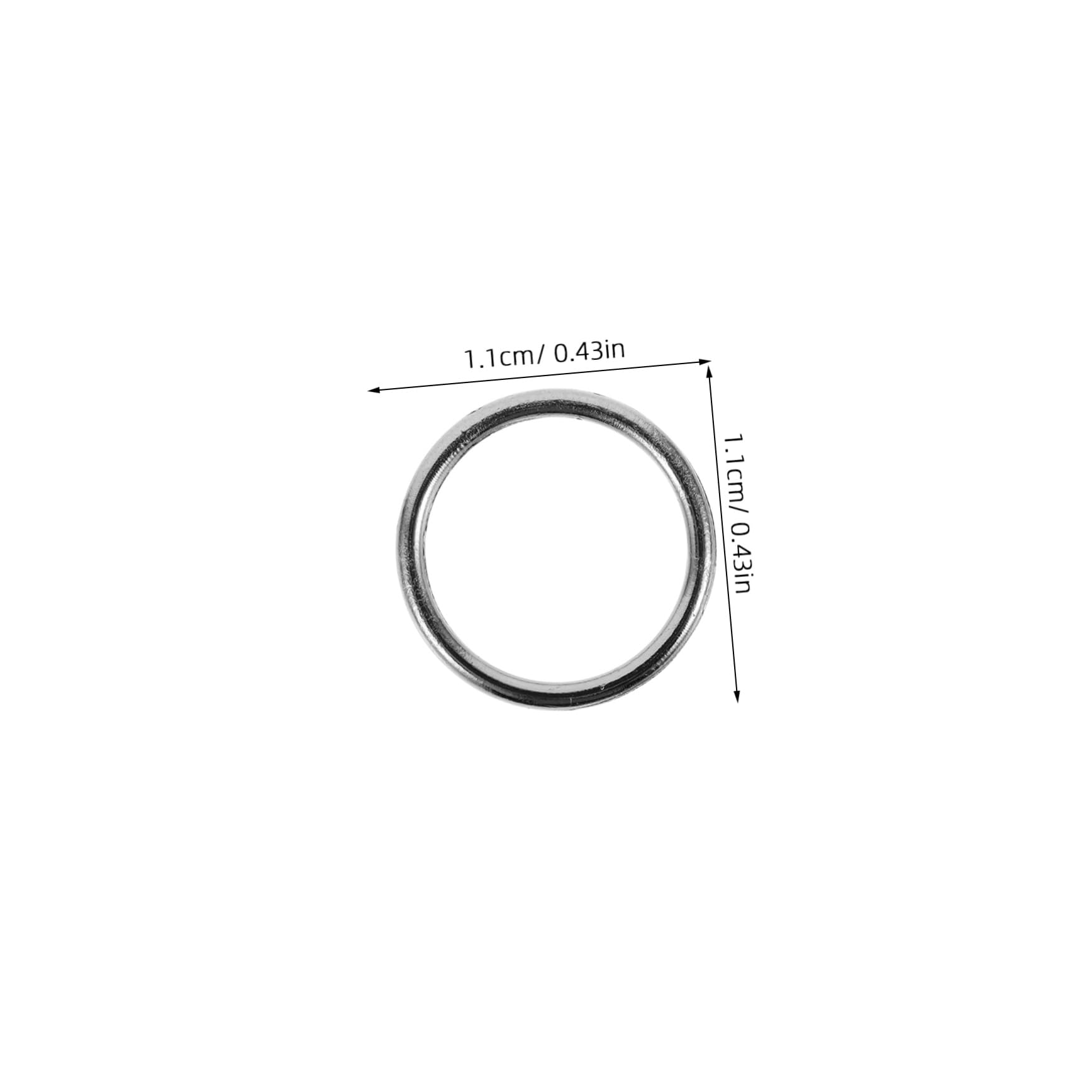 Ipetboom Metal Adjuster Rings Set 100pcs Bra Strap Hooks Swimsuit Clasp Replacement Body Suit Clips Hat Buckle Adjuster for Bra Camisole