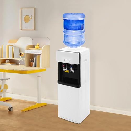 Image of Top Loading Water Cooler Dispenser for 2 Temperature Settings,Hot & Cold Standing Water Dispenser with Multiple Safety Features,Water Cooler for Home,Office,Apartment