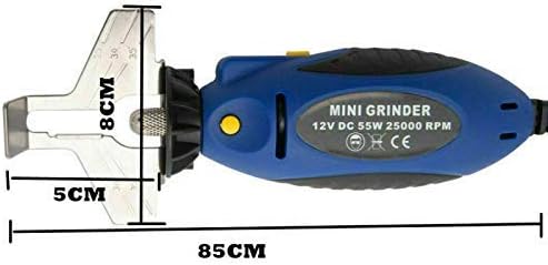MACHSWON Chain Saw Sharpener, 12V Electric Chainsaw Grinder with Alligator Clip for Dremel Stihl Oregon OEM 25000RPM