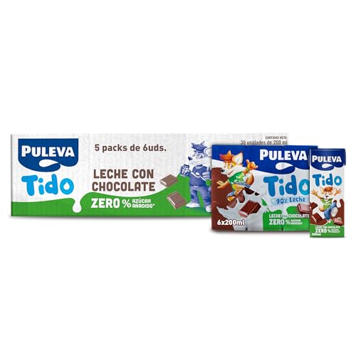 Batido Puleva de Cacao Zero Slim - 5 Packs de 6 x 200ml