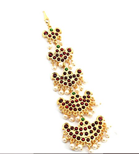 Ug Products Gold Plated Kemp Stone Step Mang Tika For Women/Girls (B01HTC03BW) Amazon Price History, Amazon Price Tracker