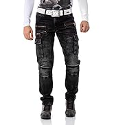Cipo & Baxx Herren Jeans Shorts Premium Nieten Freizeit Hose 410fmX OzyL. AC SR166,182