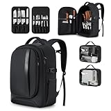 Chef Knife Backpack with Waterproof Pocket, 30+ Pockets for Knives and Tools, Knife Bags for Chefs Professional Culinary Apprentice Private Chefs, Pocket for Tablet Laptop (Knife Not Included)