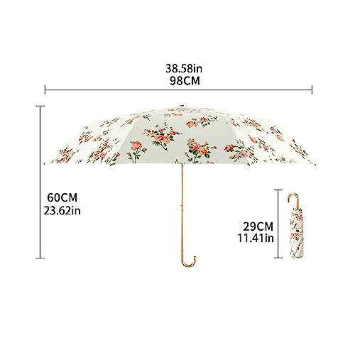 Yooghuge Ombrello Stecche Ombrello Pieghevole