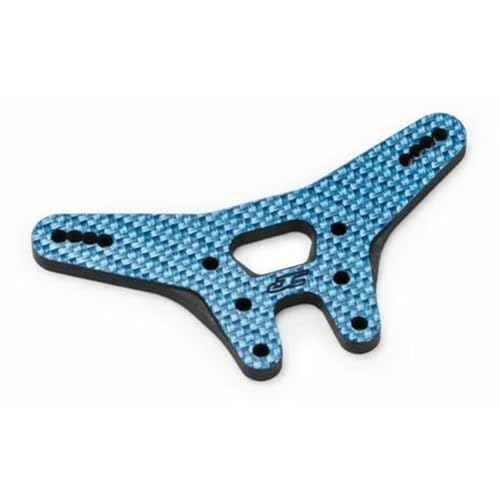 JCO5199-1 JConcepts RC10B7 Carbon Fiber Rear Shock Tower (Blue)