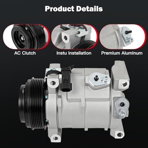 Image of cciyu Air Conditioning Compressor Compatible for Dodge Grand Caravan