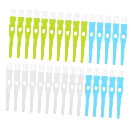 Gatuida 30個 隙間クリーナーブラシ 小型で使いやすいガーリックマッシャー用清掃ブラシ コーヒーマシンや家電の溝掃除に コンパクトハンド