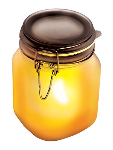 10 Best Outdoor Garden Lights UK: Top Solar & Decorative Yard Lighting Picks Suck UK - Sun Jar Solar Light Garden Lights Solar Powered Waterproof Rechargeable Lights Indoor & LED Mason Jar Party Gardening Gifts Or Garden Gifts Outdoor Yellow