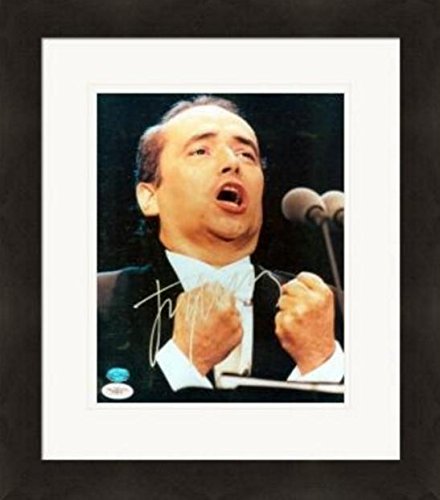 Autograph Warehouse 312890 8 x 10 in. Jose Carreras Autographed Photo - Three Tenors JSA Matted & Framed