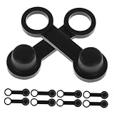 GARVALON 15 Stück Teiliges Gummi Bremsenentlüftungsschraubenkappen für Motorrad und Auto Langlebiger Schutzdeckel für Scheibenbremsen Fettbeständig Passend für Bremsentlüfternippel