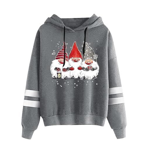 TBloevwlh Weihnachts Hoodie Damen Die Hart Kapuze Wichtel Kostüm...