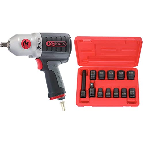 Clé à chocs Monster KS Tools 1/2 avec son coffret de 10 douilles