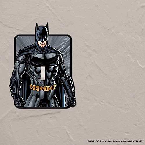 DC Comics Justice League Batman Embossed Metal Wall Light Switch Plate - Batman Switch Plate Decoration for Bedroom or Man Cave