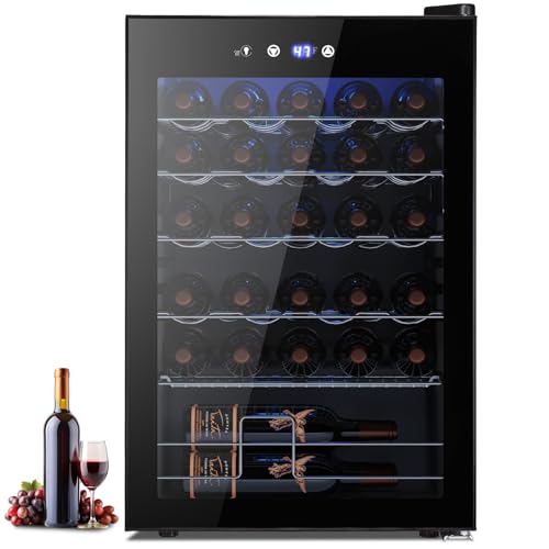 Image of Electactic 37-Bottle Freestanding Wine Cooler Refrigerator, 4.5 Cu. Ft