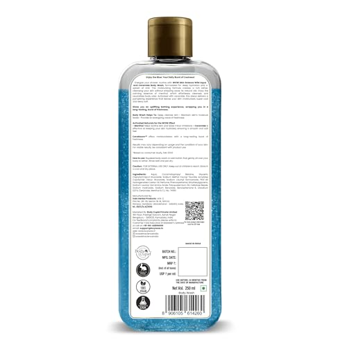 Image of Wow Skin Science Wild Aqua Foaming Body Wash - No Parabens, Sulphate, Silicones & Color, 250 Ml