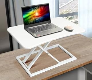 Model SW-003 Standing Desk, Tabletop, Gas Pressure Lifting Table, Silent, Elevating Desk, Tabletop Size 28.7 x 18.5 inches 73 x 47 cm, Stepless Height Adjustment, Lifting Range: 2.4 - 15.7 inches 6