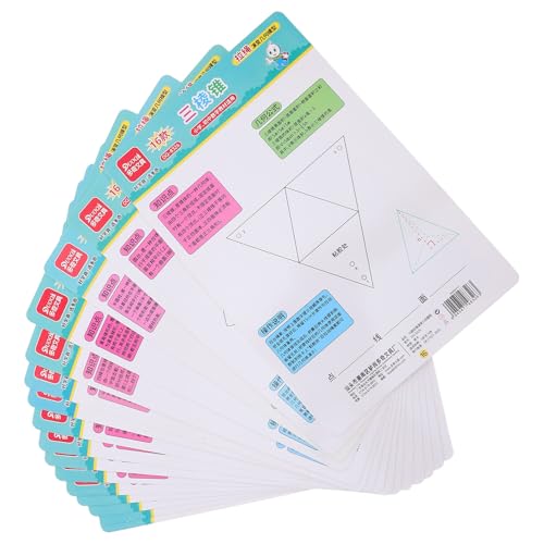 Ipetboom �܂肽���ݎ�3D�􉽊w���̃Z�b�g 2�Z�b�g �����p�􉽊w���̖͌^ �����R���쐔�w����x�� �������f���ɂ��̐ϖʐϗ���⏕