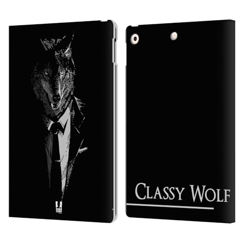 Étui Portefeuille Apple iPad 10.2 Loupe Animaux Head Case Designs en Cuir