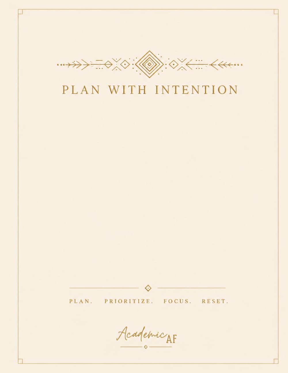 Plan With Intention: Helping ambitious minds perform at their best—one day at a time.