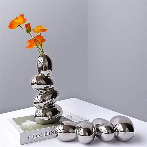 Vase céramique vert pour briser la monotonie d'un salon trop terne - 5