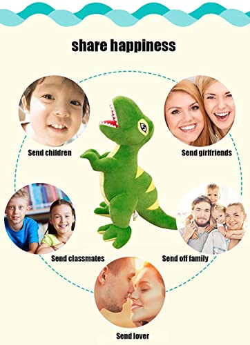 Image of HUG 'n' FEEL SOFT TOYS 55 cm Dinosaur Soft Toy - Big Size Plush Dino Stuffed Animal | Ultra Soft Huggable Dinosaur Toy for Kids, Boys & Girls | Birthday Gift & Room Decor