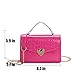 JHVYF Women Crossbody Shoulder Handbag Cute Cross-body Messenger Purse Satchel Casual Bag Evening Clutch Heart shaped bag Hot Pink