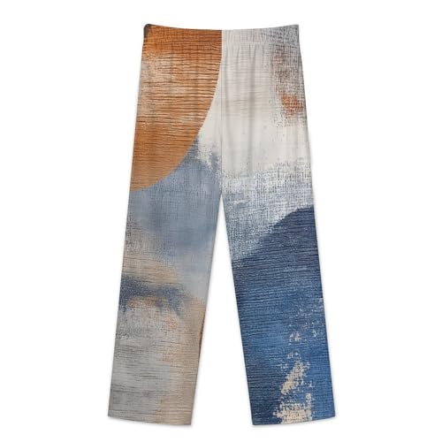 Haut géométrie de la peinture à l'huile abstraite pyjama ample sans serrer - 5