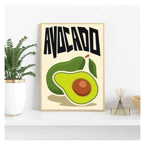 Cuadro sobre lienzo con plátano y limón de 30x42cm que alegra tu comedor cada día 4