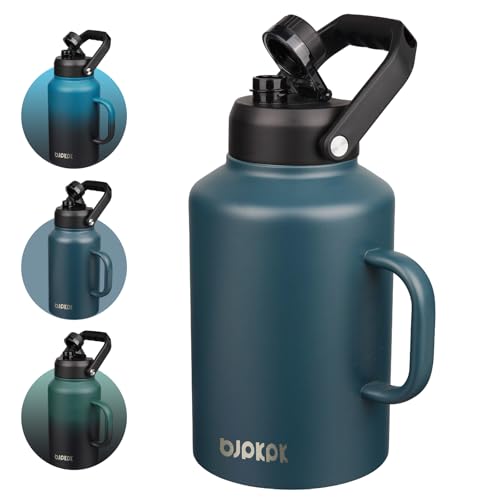 Image of BJPKPK 128oz Stainless Steel Water Bottle, 1 Gallon Insulated Water Jug