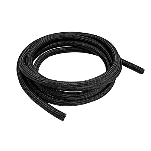 Amazon Basics Easy-Cut Cable Tidy Tube for Cable Management Cord Organiser 3 m Black