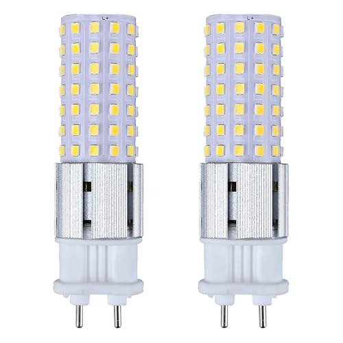 G12 Ampoule LED 15W, 85V-265V, 150W G12 Ampoule Halogène Équivalent, Vis De Maïs 1500LM pour Lustre Éclairage Domestique Non-dimmable, 2-Pack(Blanc Froid)