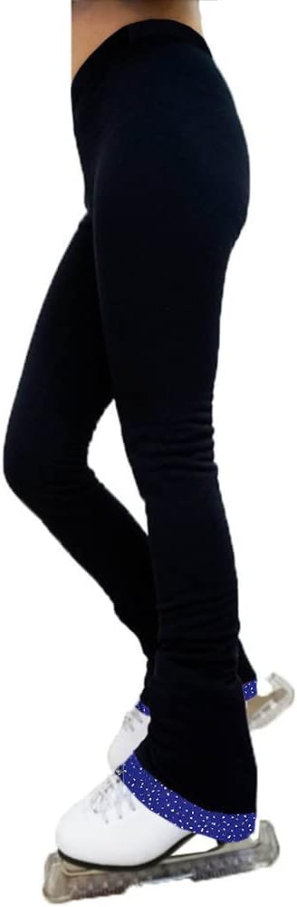Black ice Skating Leggings Skate Pants Polartec | Thermal VCSP17 Merged UniqGarb