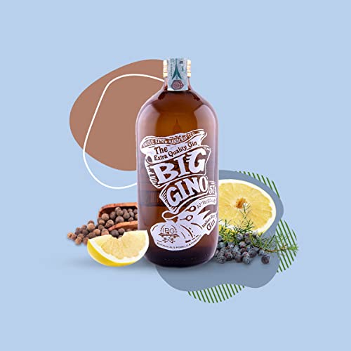 Big Gino Da 1L - Gin Dolce Profumato Con Note Di Ginepro, Pomelo E Bacche Di Pimento. Ottimo Per Cocktail Esotici, Pestati E Ricchi Di Frutta. - 5