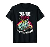 Photo Gallery divertente halloween zombie unicorn maglietta Photo Gallery divertente halloween zombie unicorn maglietta