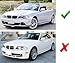 iJDMTOY Euro Black-Out Smoked Front Bumper Side Marker Reflex Lens Compatible With BMW E46 2004-2006 LCI/Facelift 325CI 330CI 2-Door, Replace OEM Amber Front Reflex