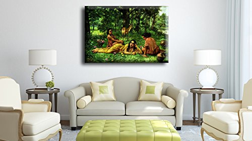 Image of Tallenge - Shakuntala Patralekhan - Raja Ravi Varma Mythology Collection - Small Poster Paper (12 x 18 inches)