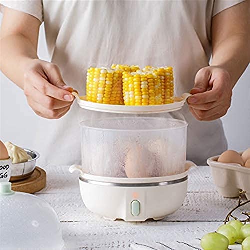 WGLL Elektrischer Eierkocher-Kessel, schnelle 14 Eierkapazität hart gekochtes Ei, Ei-Dampfer für hart gekochte… – Bild 3