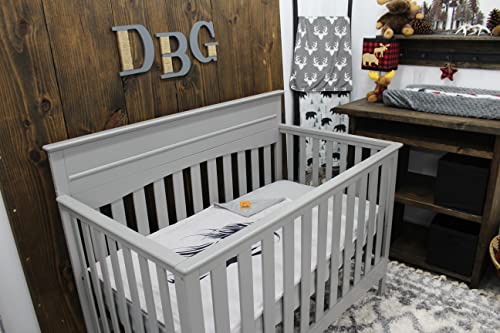 Image of Dear Baby Gear Deluxe Double Layer Baby Blanket - Gender Neutral Infant Blankets for Girls & Boys - Nursery Blanket for Newborn - Faux Quilt Soft Toddler Blankets - Black Horse on Gray Print- 40x30
