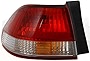 Evan-Fischer Tail Light Assembly Compatible with 2001-2002 Honda Accord Outer Sedan Driver Side