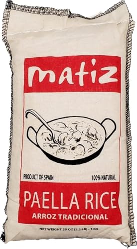 Matiz Valenciano Paella Rice from Spain, 1 x 2.2 lbs