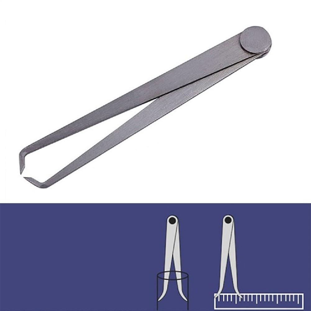Calibro interno in acciaio inox con giunto a frizione saldo, strumento di misura 200 mm (8 in) per diametro interno e misurazione del foro